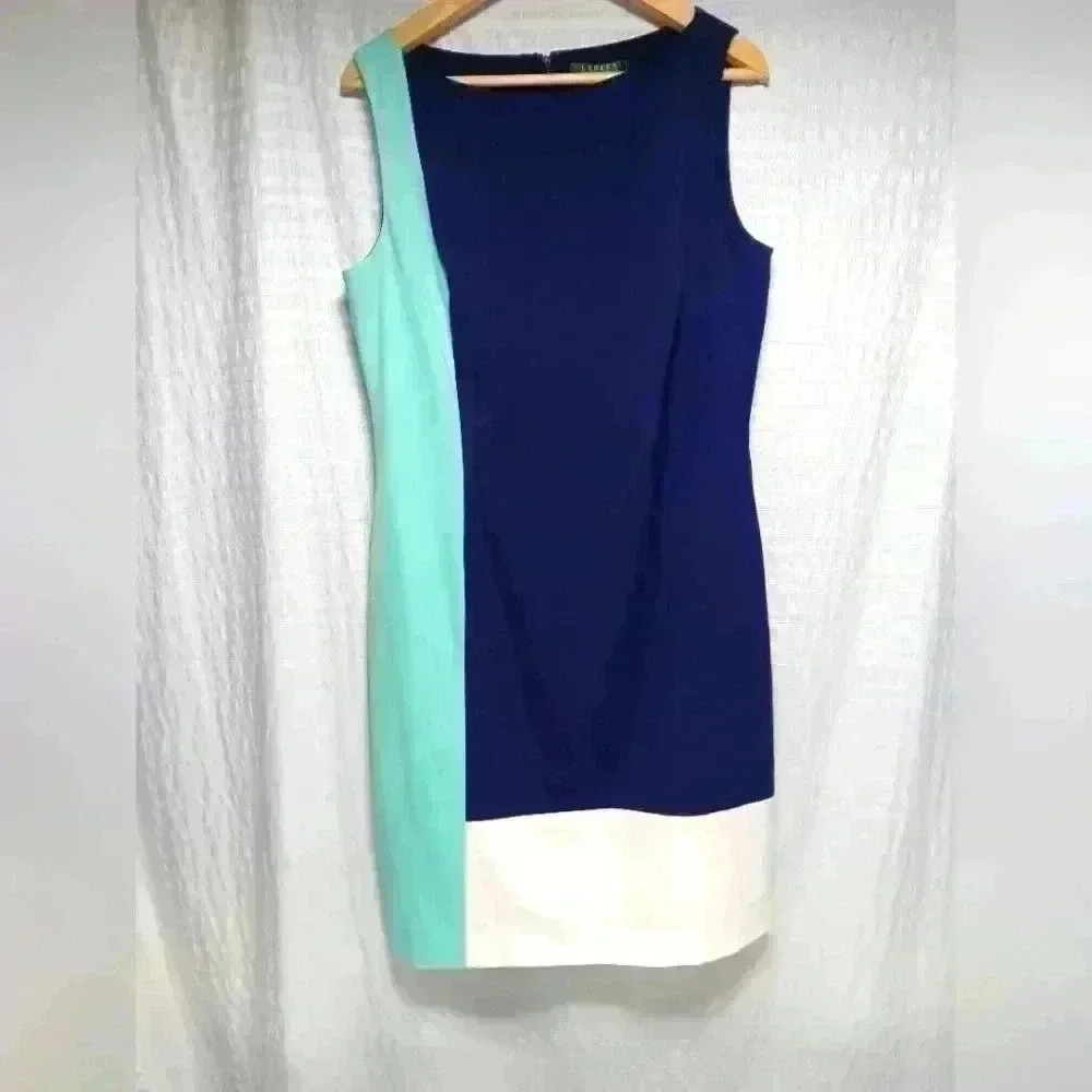 Lauren Ralph Lauren Sleeveless Midi  Dress . NWT Ladies size 14
